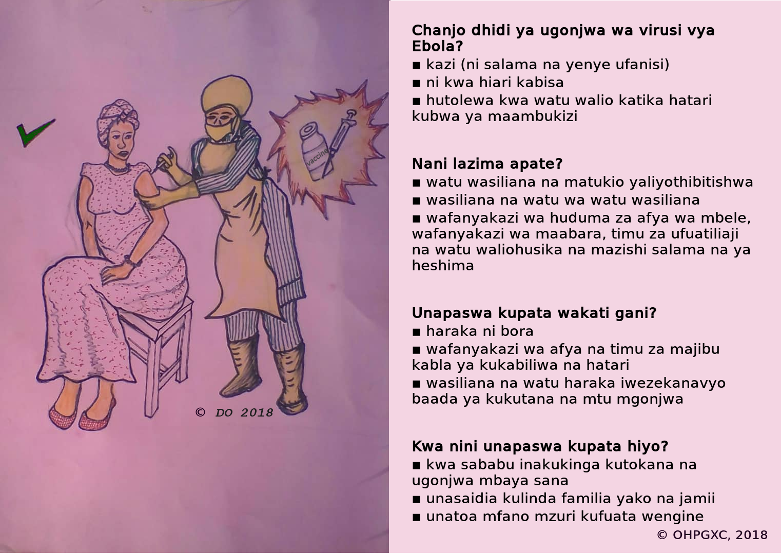 Chanjo dhidi ya ugonjwa wa virusi vya Ebola